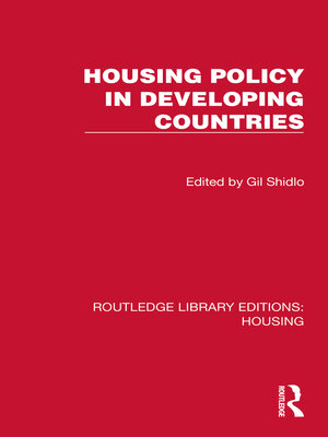 cover image of Housing Policy in Developing Countries